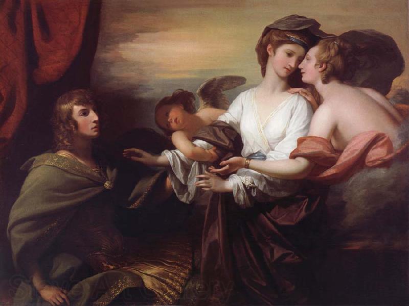 Benjamin West Helen Brought to Paris Norge oil painting art